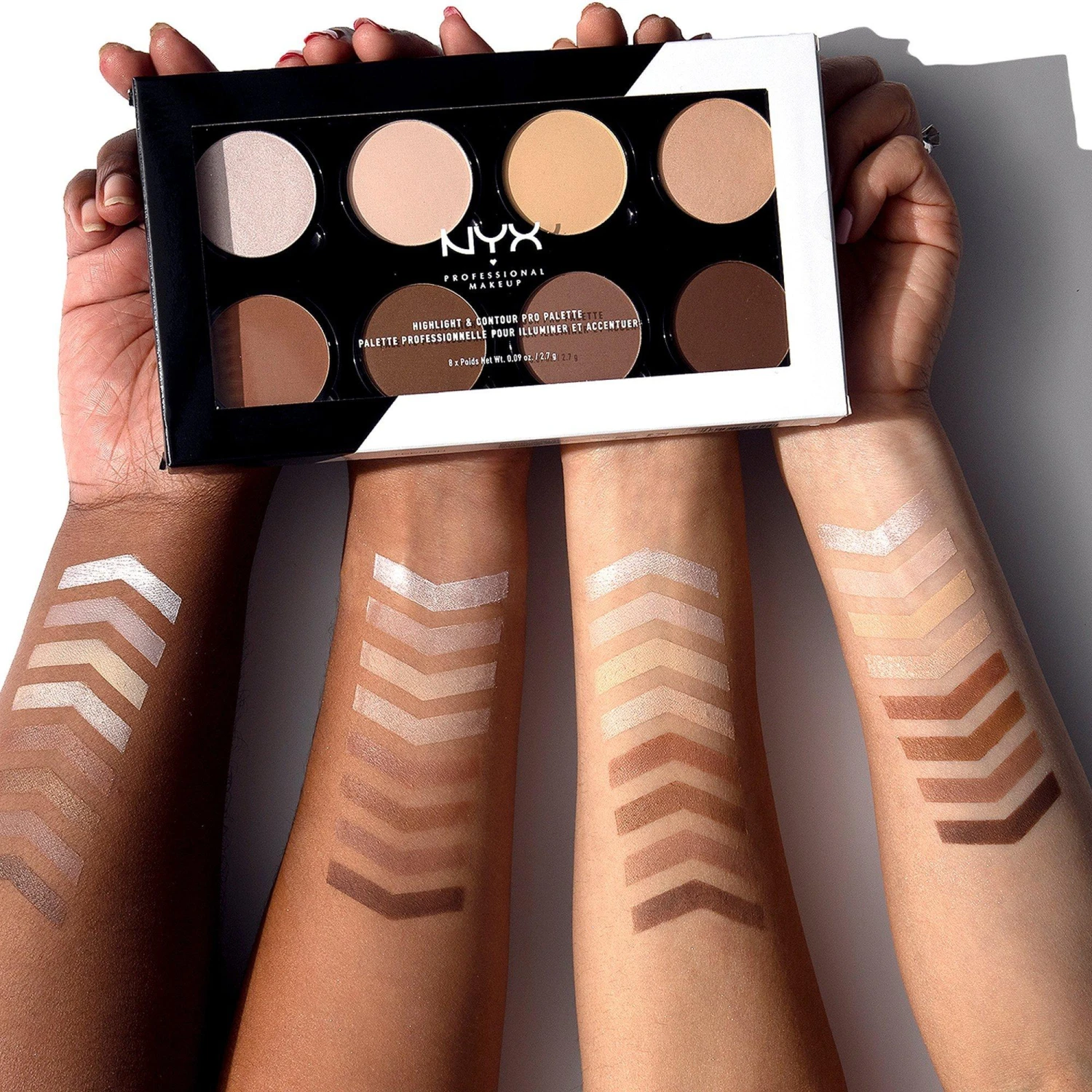 NYX PROFESSIONAL MAKEUP Highlight & Contour Pro Face Palette 2 NYX PROFESSIONAL MAKEUP Highlight & Contour Pro Face Palette - Image 2