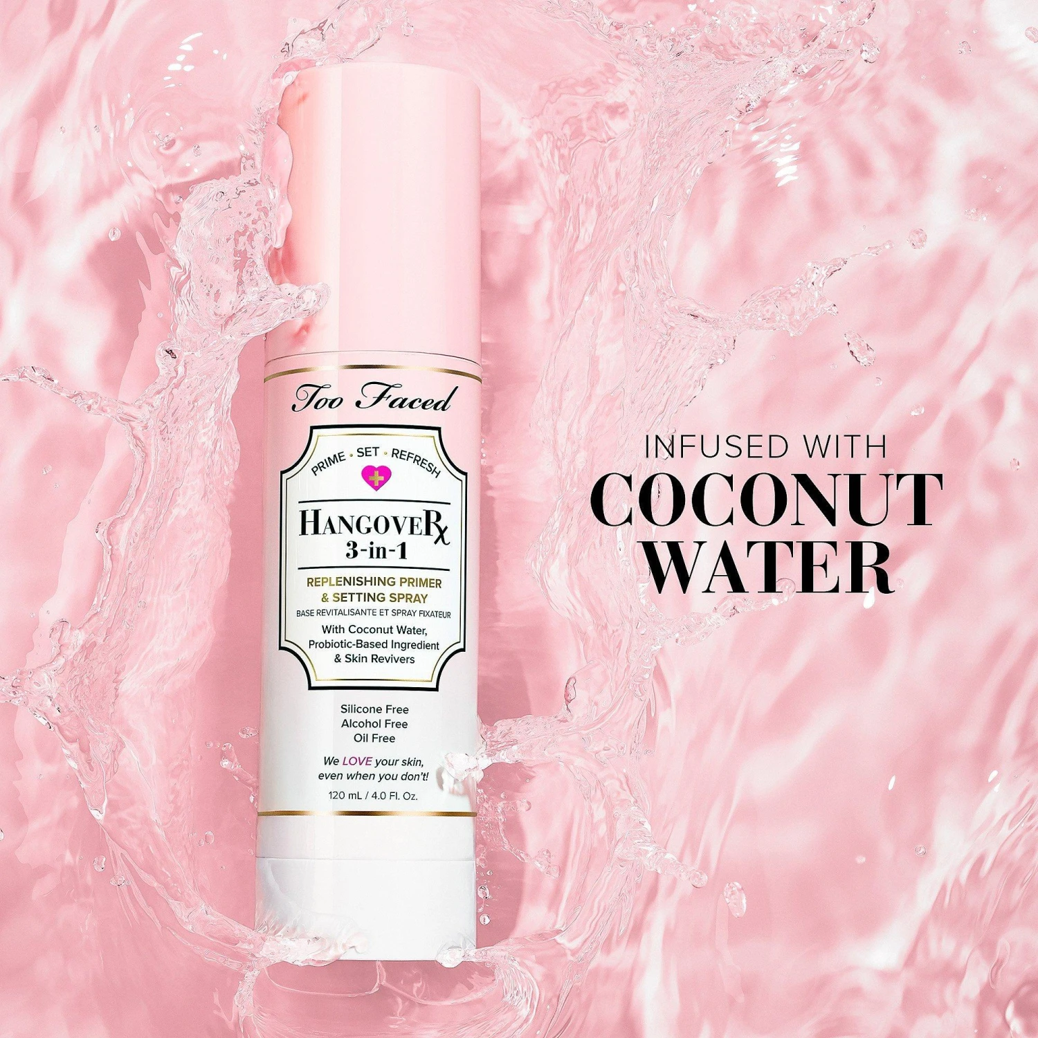 Too Faced Hangover 3-In-1 Replenishing Primer & Setting Spray 2 Too Faced Hangover 3-In-1 Replenishing Primer & Setting Spray - Image 2