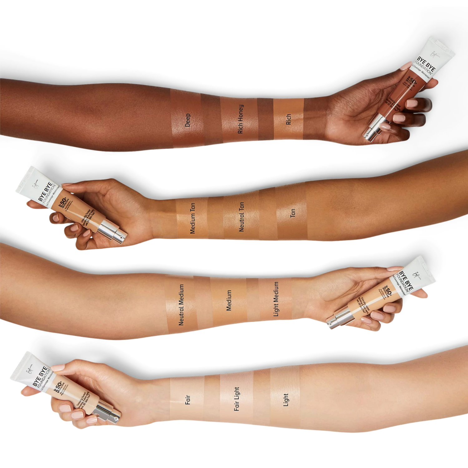 IT Cosmetics Bye Bye Foundation Full Coverage Moisturizer With SPF 50+ 4 IT Cosmetics Bye Bye Foundation Full Coverage Moisturizer With SPF 50+ - Image 4