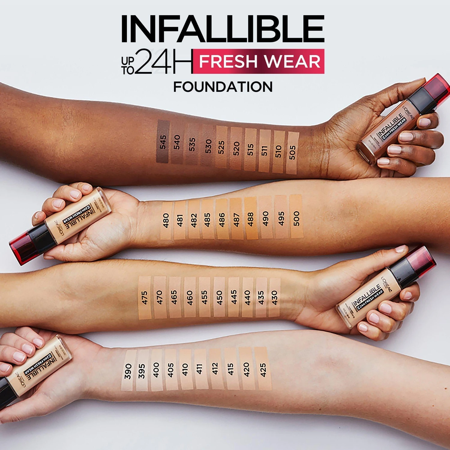 L'Oreal Infallible Fresh Wear 24HR Foundation 1 L'Oreal Infallible Fresh Wear 24HR Foundation