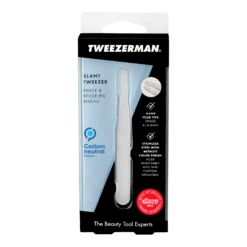 Tweezerman Platinum Silver Slant Tweezer 15 Tweezerman Platinum Silver Slant Tweezer -Outlet Rosmiral Store 2540533 alt02