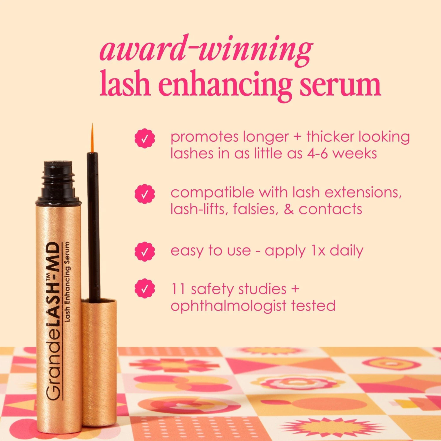 GrandeLASH-MD Lash Enhancing Serum (6 Month Supply) 1 GrandeLASH-MD Lash Enhancing Serum (6 Month Supply)