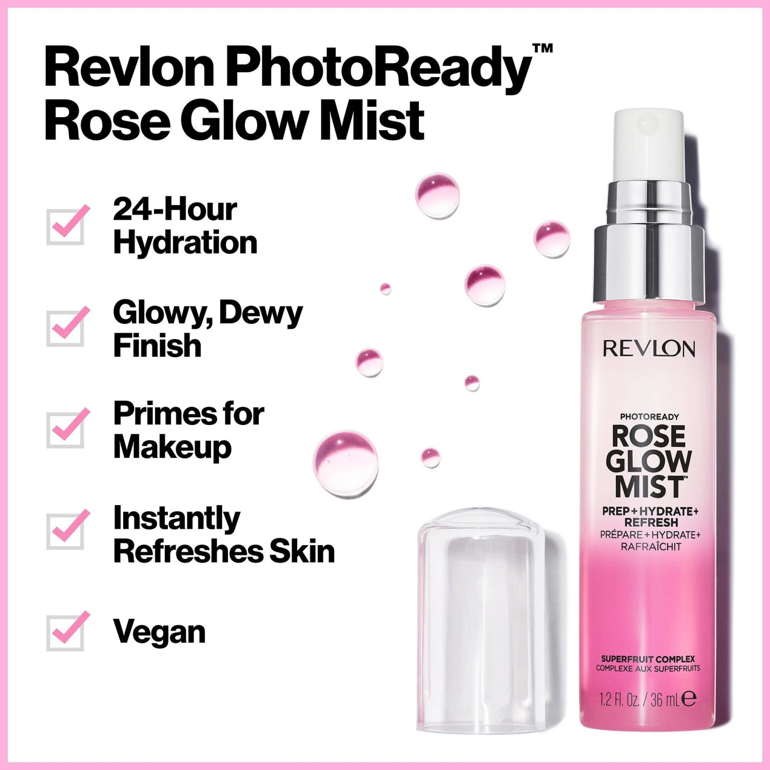 Revlon PhotoReady Rose Glow Face Mist 2 Revlon PhotoReady Rose Glow Face Mist - Image 2