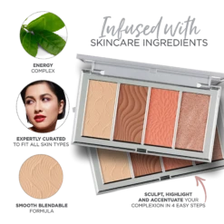 4-in-1 Skin-Perfecting Powders Face Palette In Medium/Tan -Outlet Rosmiral Store 2577377cm alt03