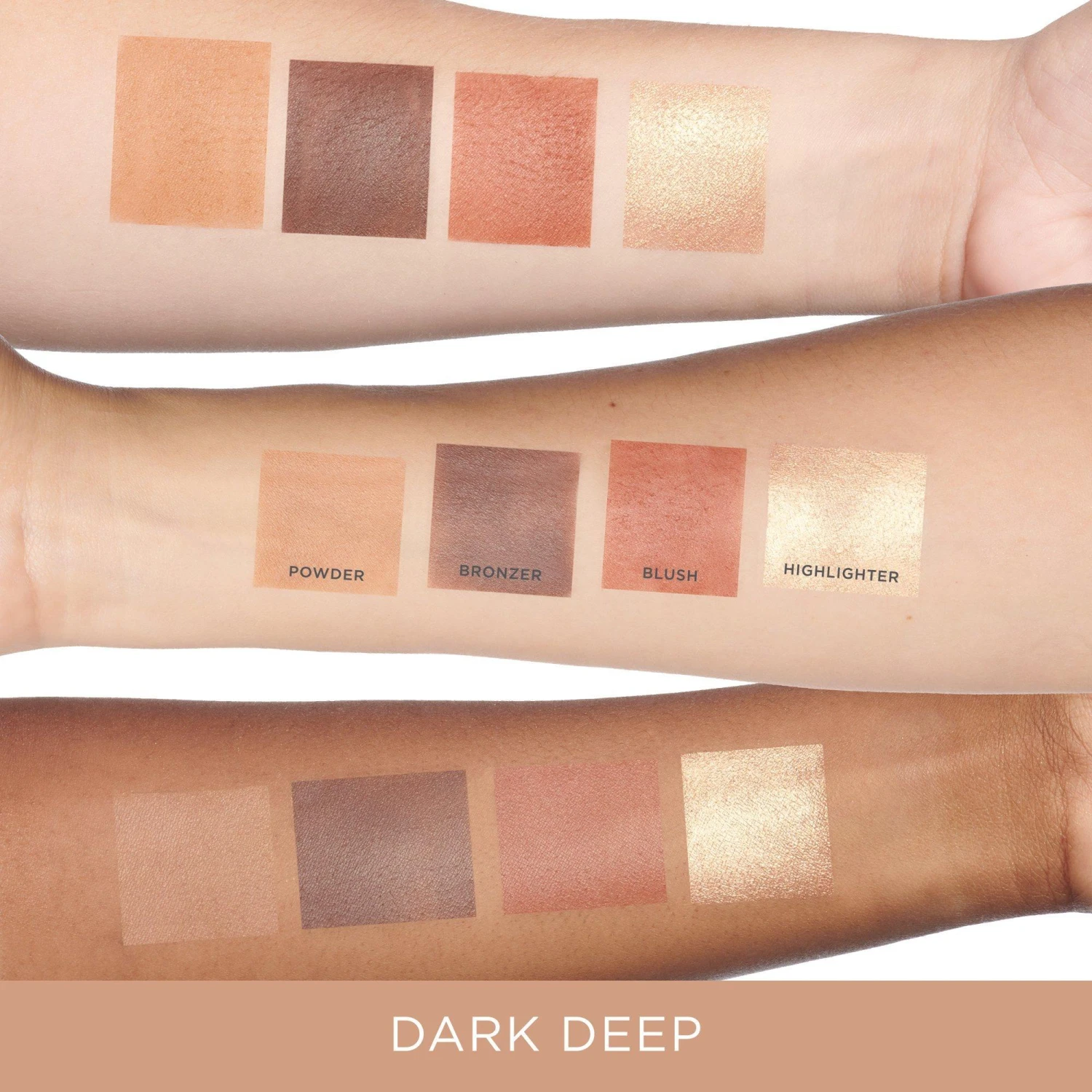 4-in-1 Skin-Perfecting Powders Face Palette In Dark/Deep 2 4-in-1 Skin-Perfecting Powders Face Palette In Dark/Deep - Image 2