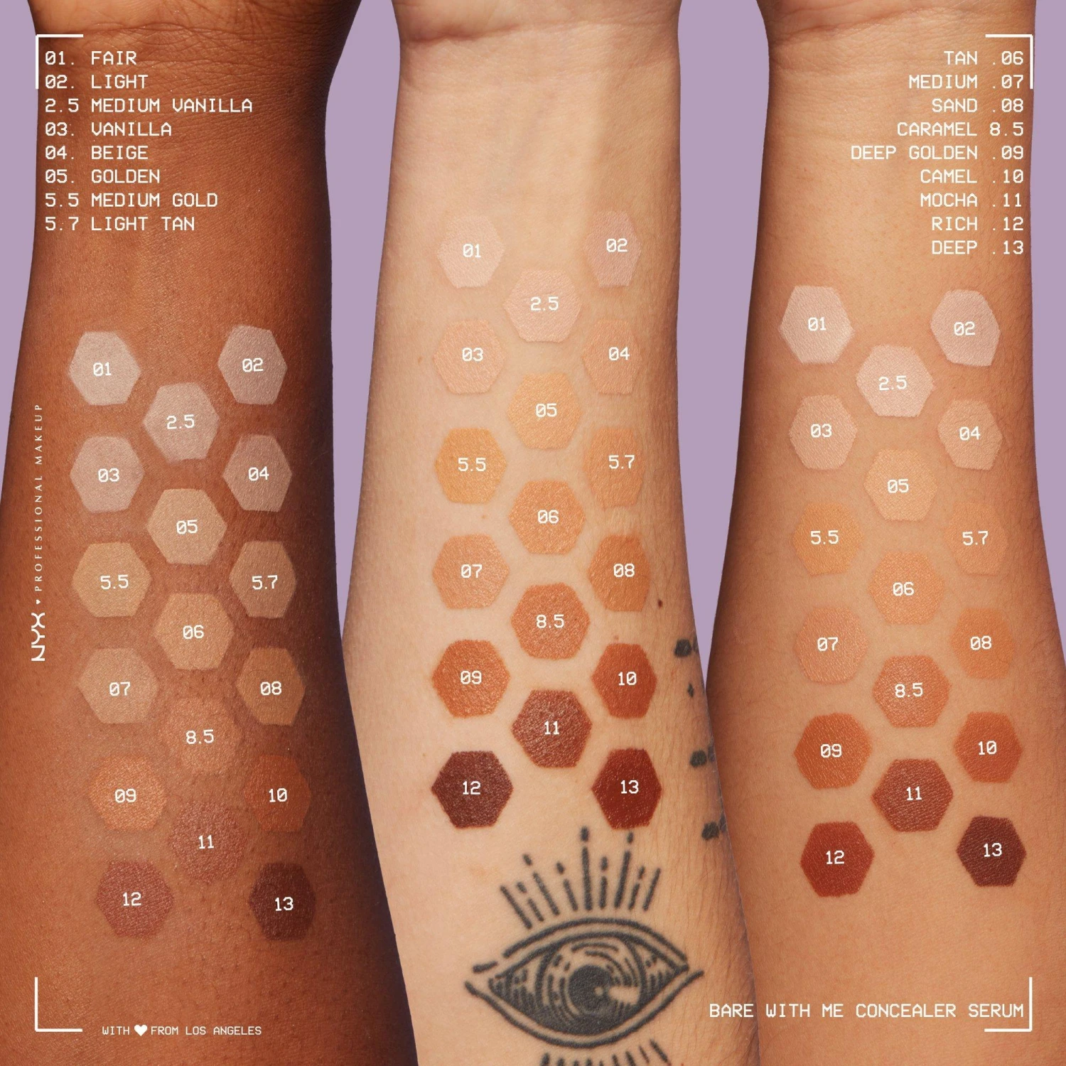 NYX PROFESSIONAL MAKEUP Bare With Me Hydrating Face & Body Concealer Serum 4 NYX PROFESSIONAL MAKEUP Bare With Me Hydrating Face & Body Concealer Serum - Image 4