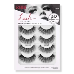 KISS Lash Couture Triple Push-Up Eyelashes Babydoll Multi-Pack 6 KISS Lash Couture Triple Push-Up Eyelashes Babydoll Multi-Pack -Outlet Rosmiral Store 2588758