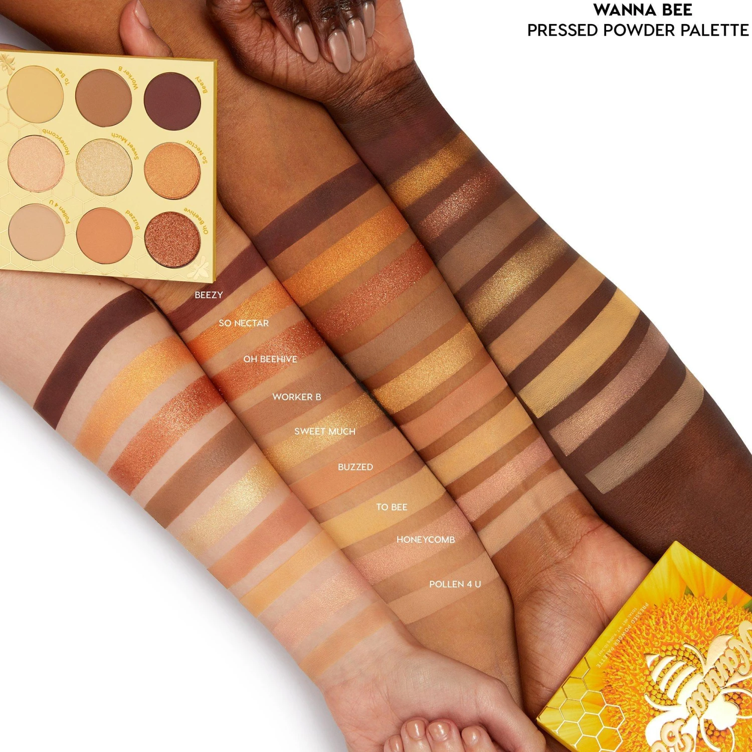 Wanna Bee Pressed Powder Palette 3 Wanna Bee Pressed Powder Palette - Image 3