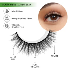 A New Leaf Plant Fibre Natural False Lashes 17 A New Leaf Plant Fibre Natural False Lashes -Outlet Rosmiral Store 2592158cm alt02