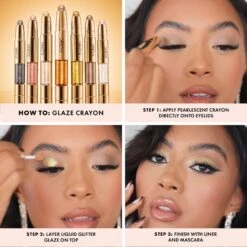 ICONIC LONDON Glaze Crayon Dual-Ended Glitter Eyeshadow