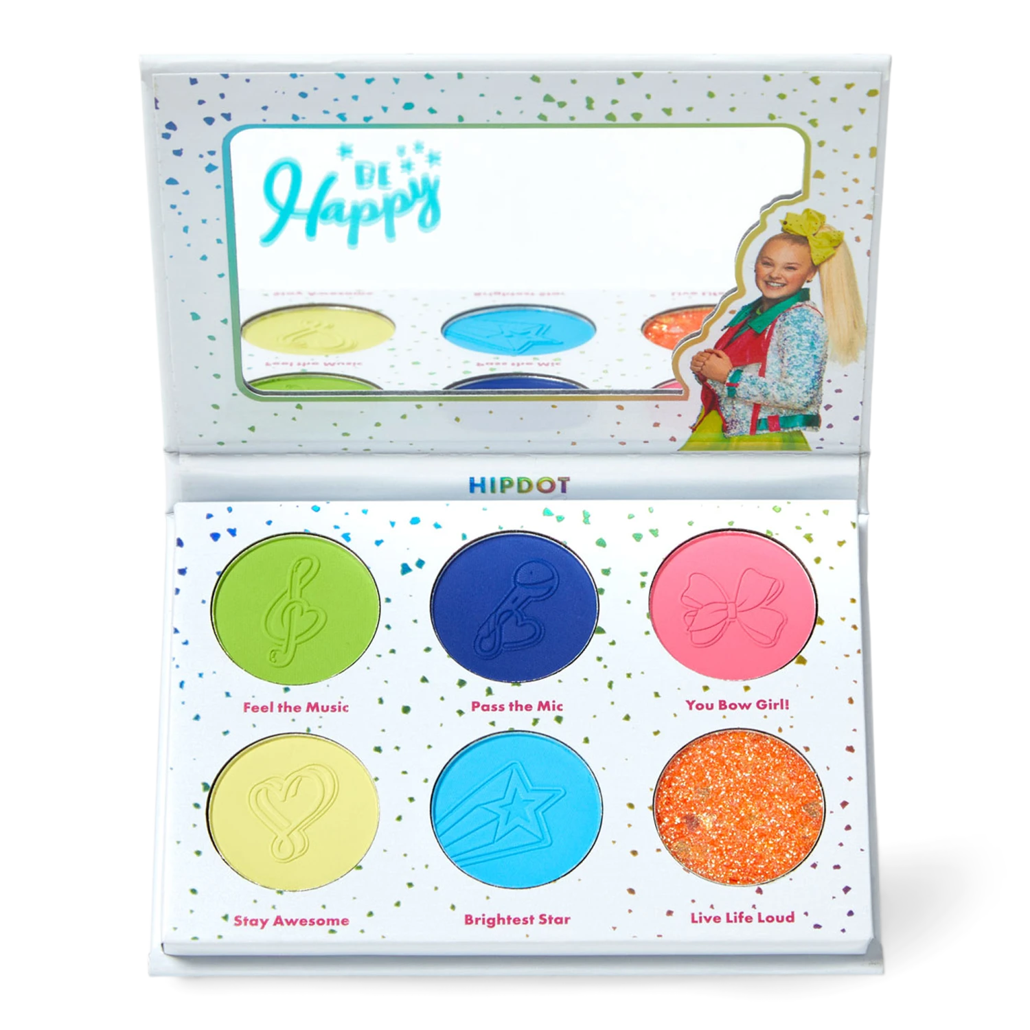 HipDot X JoJo Siwa Glitter & Pigment Palette 1 HipDot X JoJo Siwa Glitter & Pigment Palette
