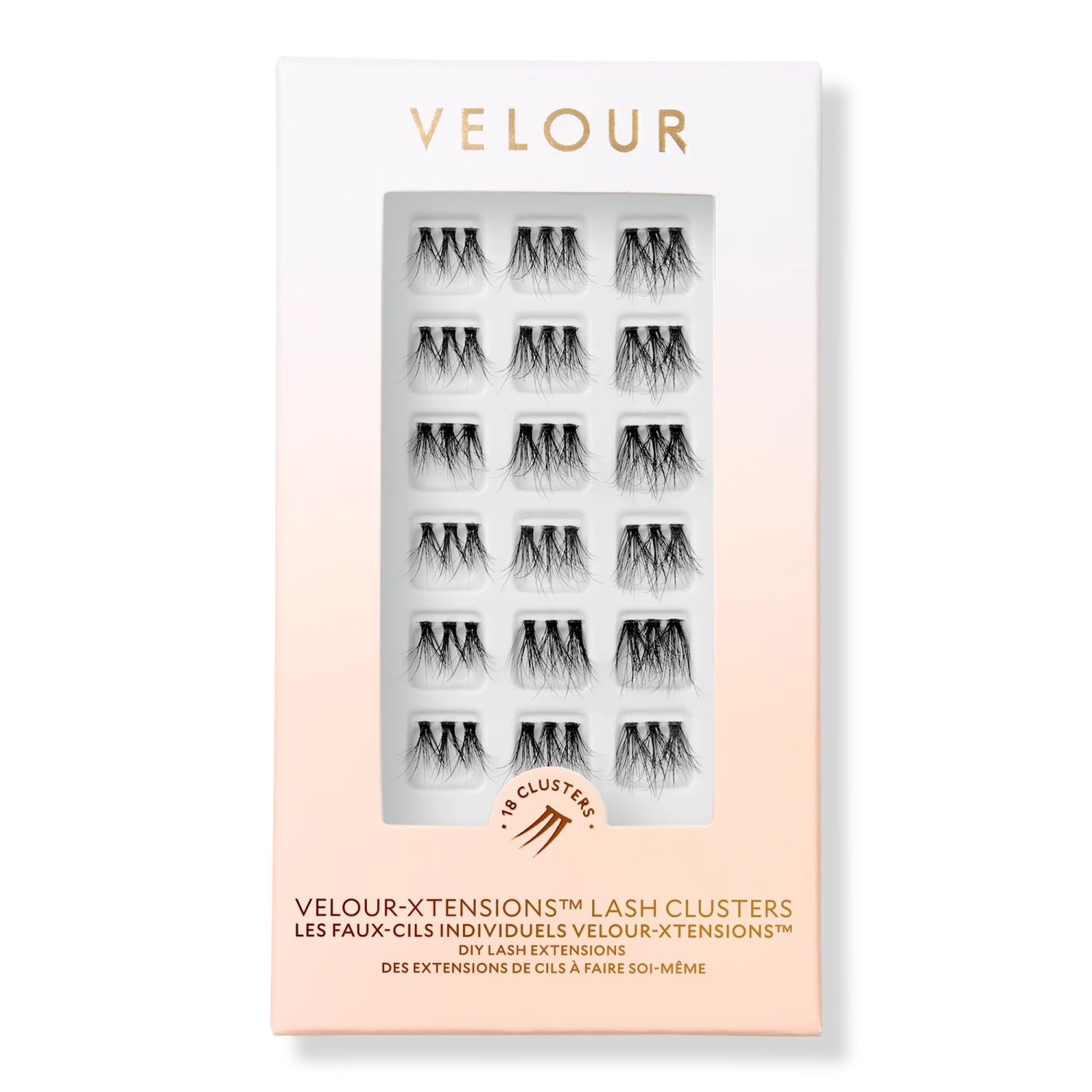Velour-Xtension Hybrid Lash Extension Cluster Refills 3 Velour-Xtension Hybrid Lash Extension Cluster Refills - Image 3