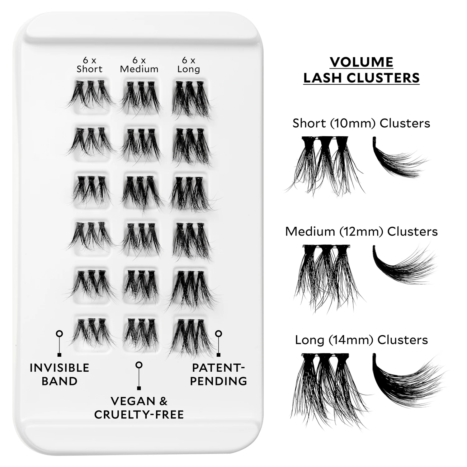 Velour-Xtension Volume Lash Extension Clusters Refills 4 Velour-Xtension Volume Lash Extension Clusters Refills - Image 4