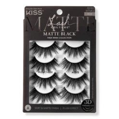 KISS Lash Couture Matte Black Eyelashes Multipack, Matte Cheviot -Outlet Rosmiral Store 2604628