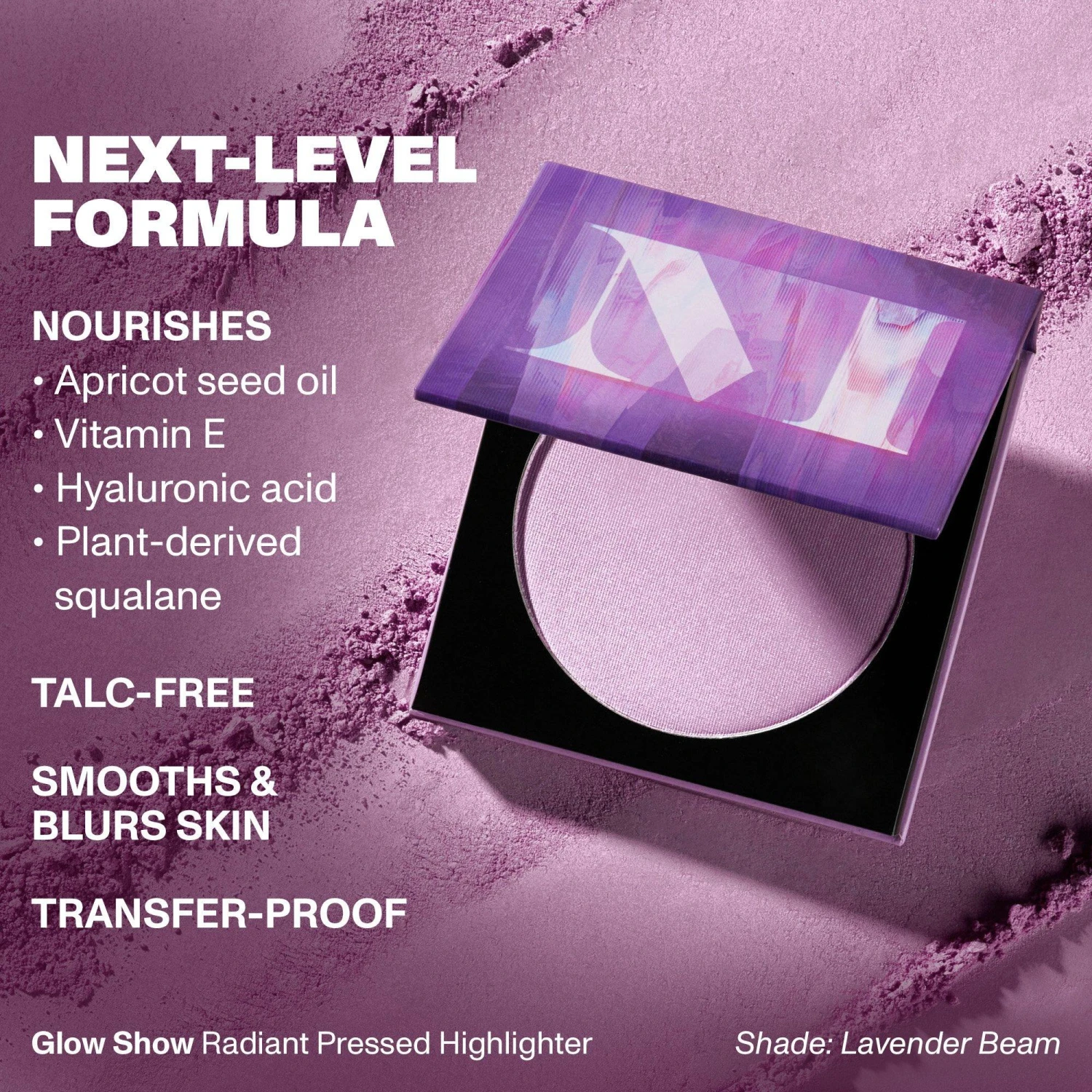 Ultralavender Glow Show Radiant Pressed Highlighter 3 Ultralavender Glow Show Radiant Pressed Highlighter - Image 3