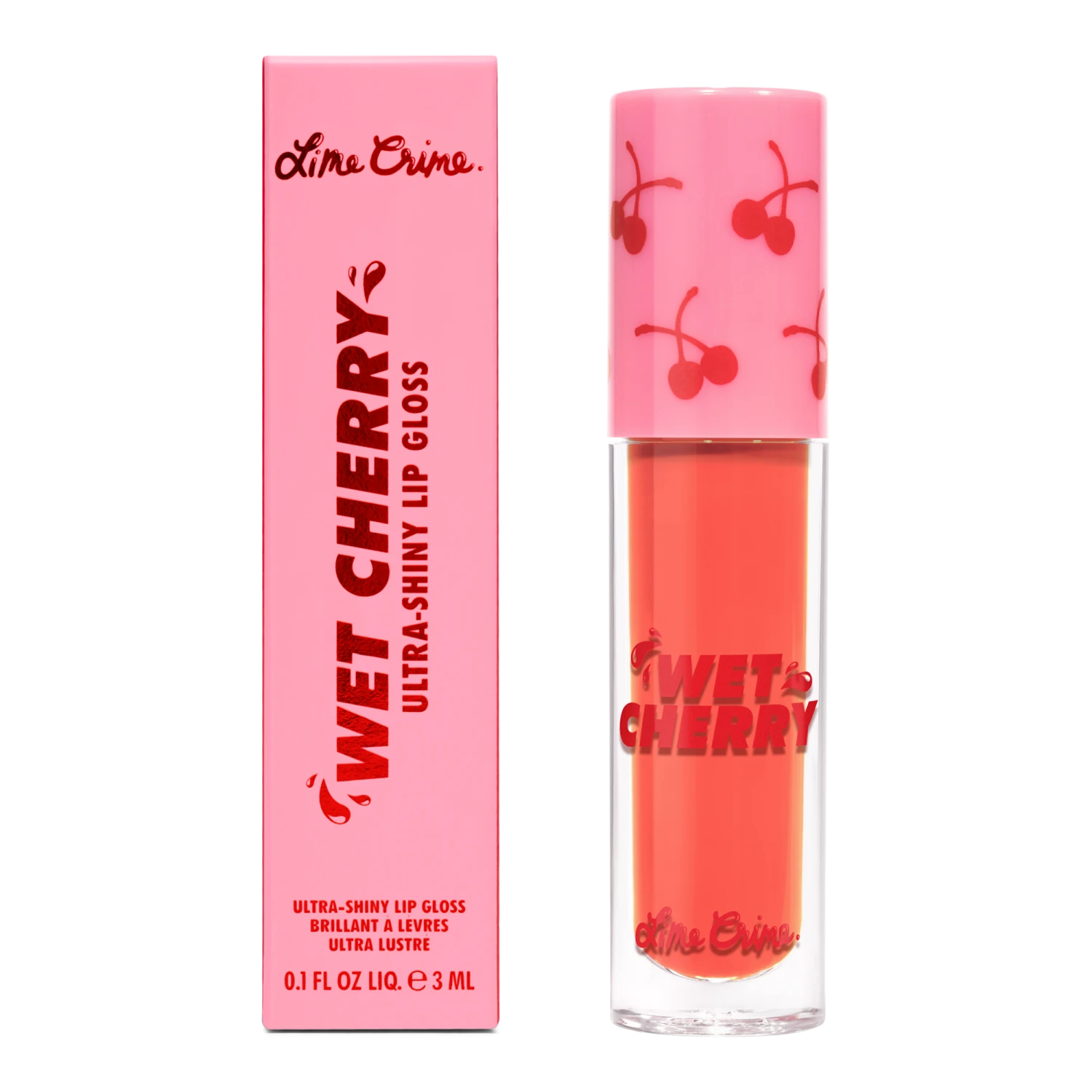 Wet Cherry Ultra-Shiny Lip Gloss 2 Wet Cherry Ultra-Shiny Lip Gloss - Image 2