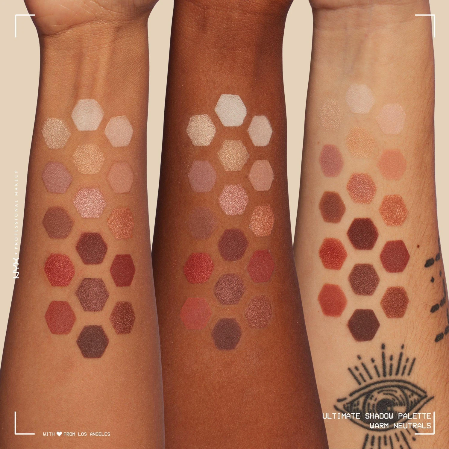 NYX PROFESSIONAL MAKEUP Ultimate Color Shadow Palette Warm Neutrals 4 NYX PROFESSIONAL MAKEUP Ultimate Color Shadow Palette Warm Neutrals - Image 4