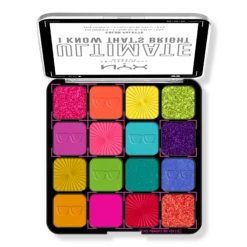 NYX PROFESSIONAL MAKEUP Ultimate Color Shadow Palette I Know That's Bright -Outlet Rosmiral Store 2609543