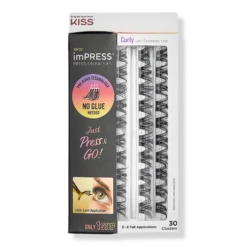 KISS ImPRESS Press-On Falsies Eyelash Curly Clusters Refill Pack -Outlet Rosmiral Store 2610988