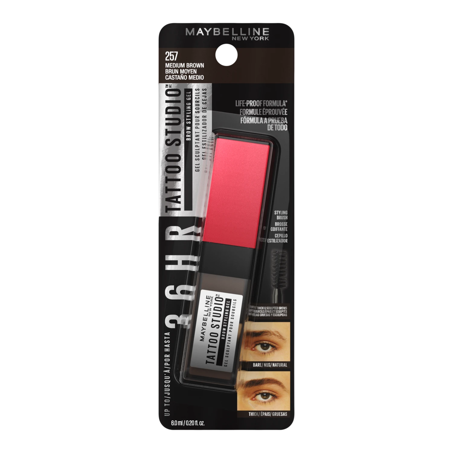 Maybelline Tattoo Studio 36HR Wear Brow Styling Gel 6 Maybelline Tattoo Studio 36HR Wear Brow Styling Gel - Image 6