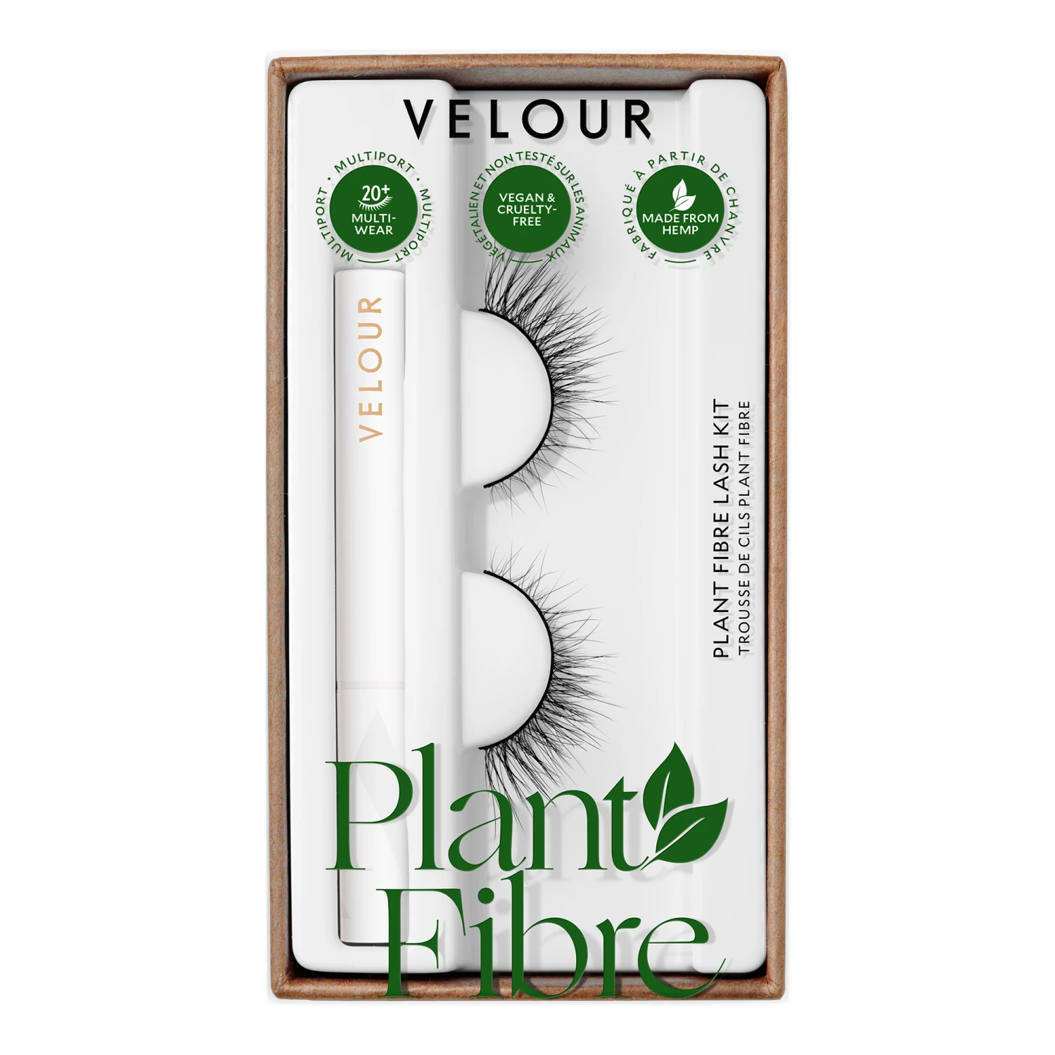 Plant Fibre Natural Lash Kit 1 Plant Fibre Natural Lash Kit