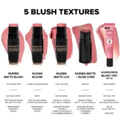 Nudestix NUDIES Matte + Glow Core All Over Face Blush Color 12 Nudestix NUDIES Matte + Glow Core All Over Face Blush Color -Outlet Rosmiral Store 2613360cm alt03