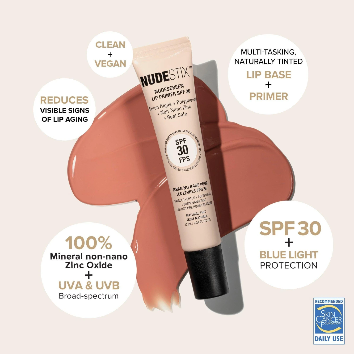 Nudestix Nudescreen Lip Primer SPF 30 6 Nudestix Nudescreen Lip Primer SPF 30 - Image 6