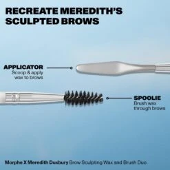 Morphe X Meredith Duxbury Brow Sculpting Wax & Brush Duo 12 Morphe X Meredith Duxbury Brow Sculpting Wax & Brush Duo -Outlet Rosmiral Store 2613439cm alt03