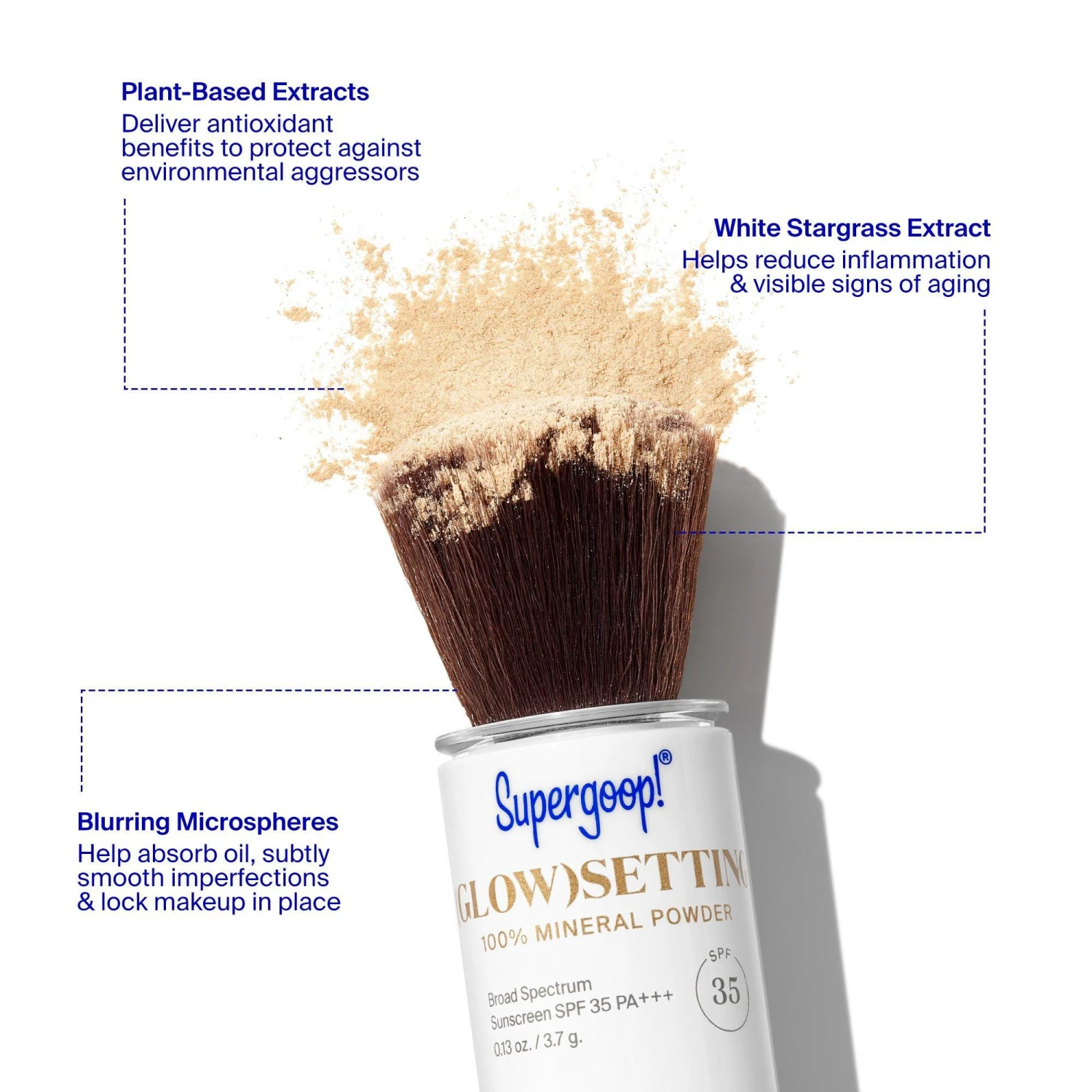 (Glow)setting Powder 100% Mineral SPF 35 2 (Glow)setting Powder 100% Mineral SPF 35 - Image 2