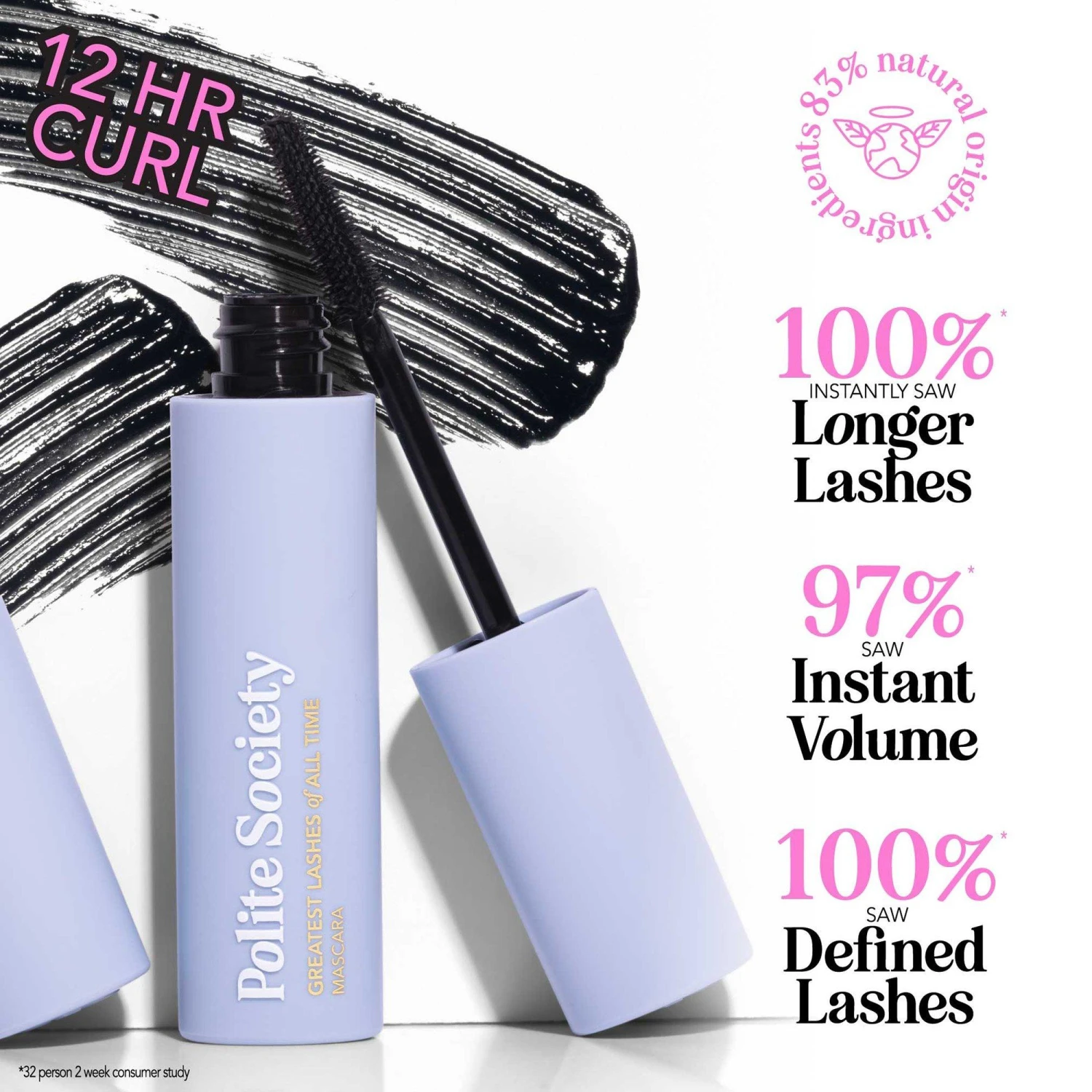 Travel Size Greatest Lashes Of All Time Volumizing, Lengthening, Lifting & Curling Mascara 3 Travel Size Greatest Lashes Of All Time Volumizing, Lengthening, Lifting & Curling Mascara - Image 3