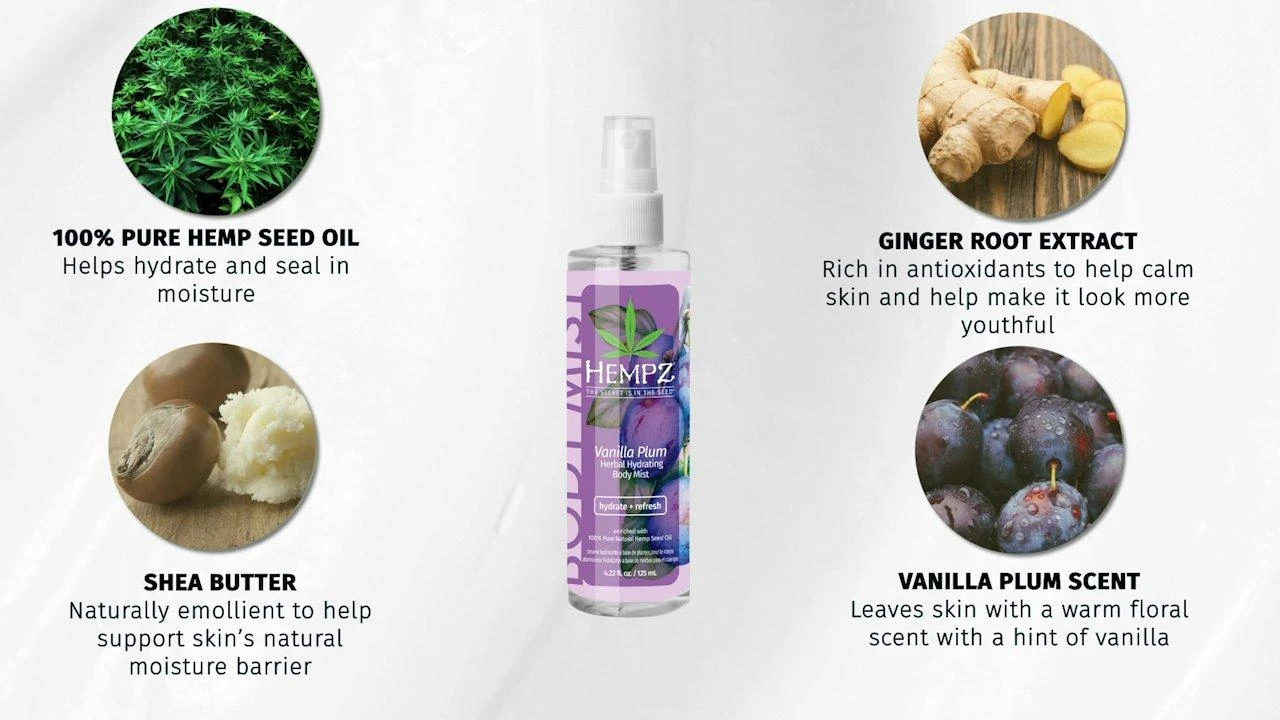 Vanilla Plum Moisturizing Herbal Body Mist 4 Vanilla Plum Moisturizing Herbal Body Mist - Image 4