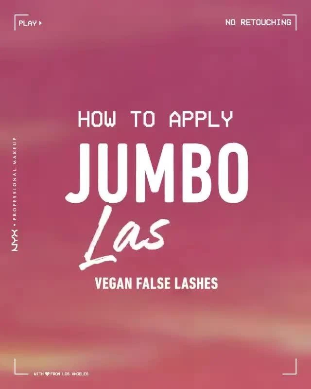 NYX PROFESSIONAL MAKEUP Jumbo Lash! Vegan False Lashes - Fringe Glam 1 NYX PROFESSIONAL MAKEUP Jumbo Lash! Vegan False Lashes - Fringe Glam